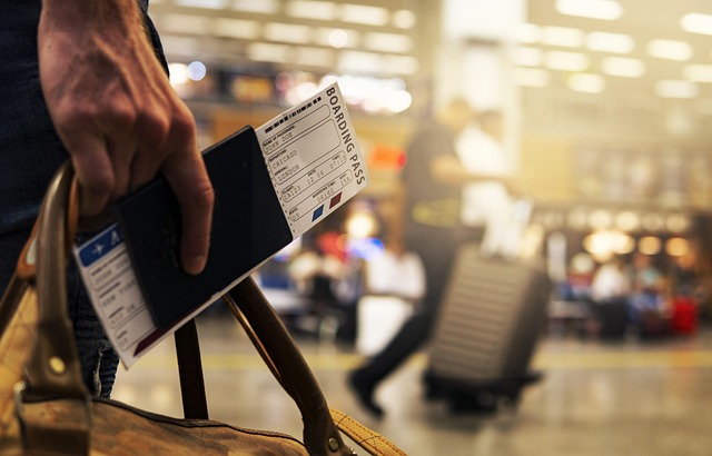Boarding pass for a low-cost airline trip